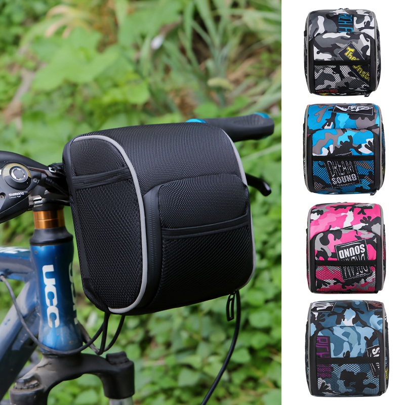 Mountain Biking Fanny Pack - 調節可能な自転車バッグ - マウンテンバイクや電動スクーターに適しており、シートベルトと自転車アクセサリーが付属しています。
