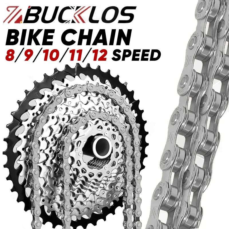 Mountain Biking Bc - バックル-超軽量マウンテンバイクチェーン、耐久性のあるmtbチェーン、ロードバイクパーツ、耐久性、8スピード、9スピード、10スピード、11スピード、12スピード、116リンク、126リンク