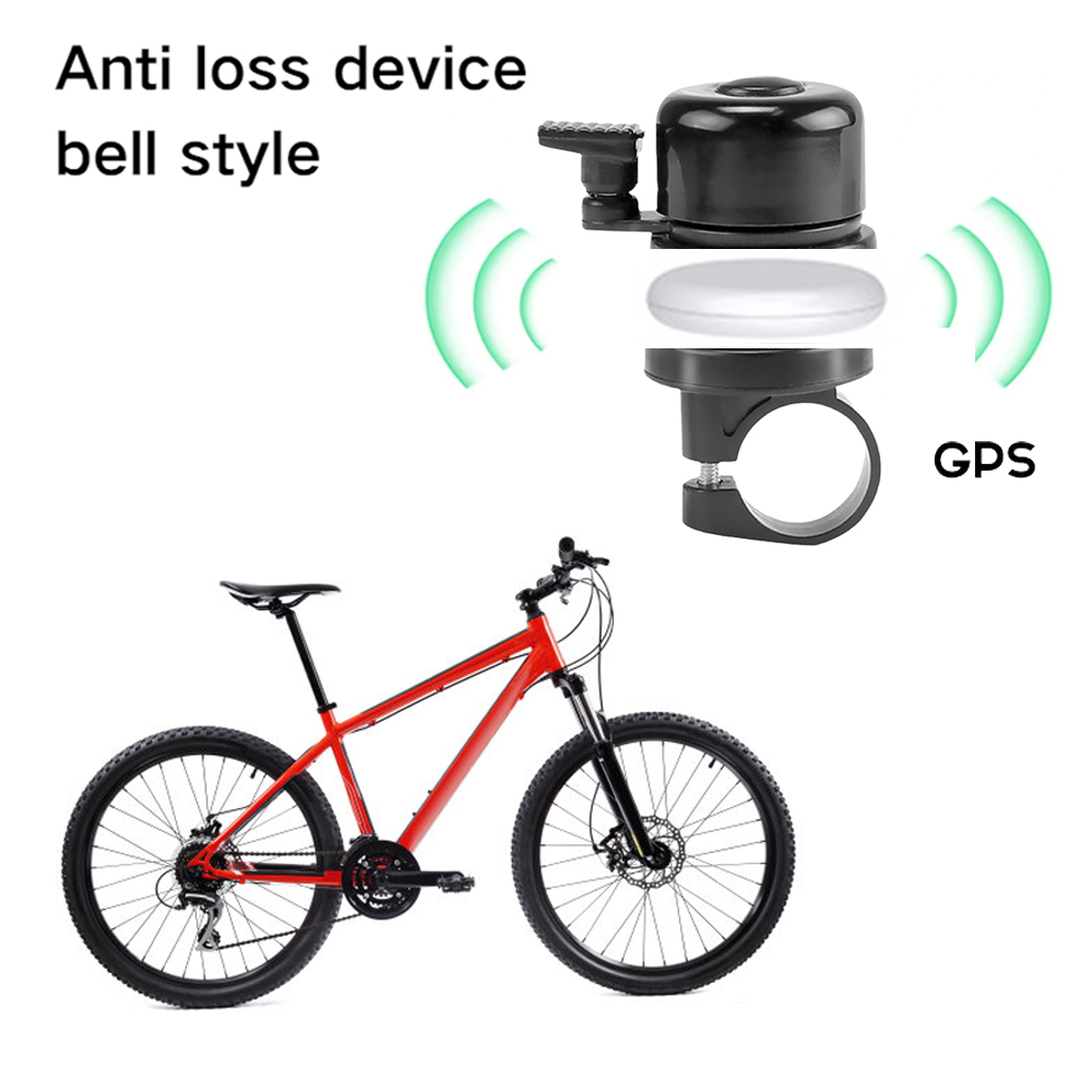 Mountain Biking Track - 自転車エアタグポジショニング盗難防止ベルマウンテンバイクアルミ合金ポジショニングトラッキングベル親指ベル GPS 付き