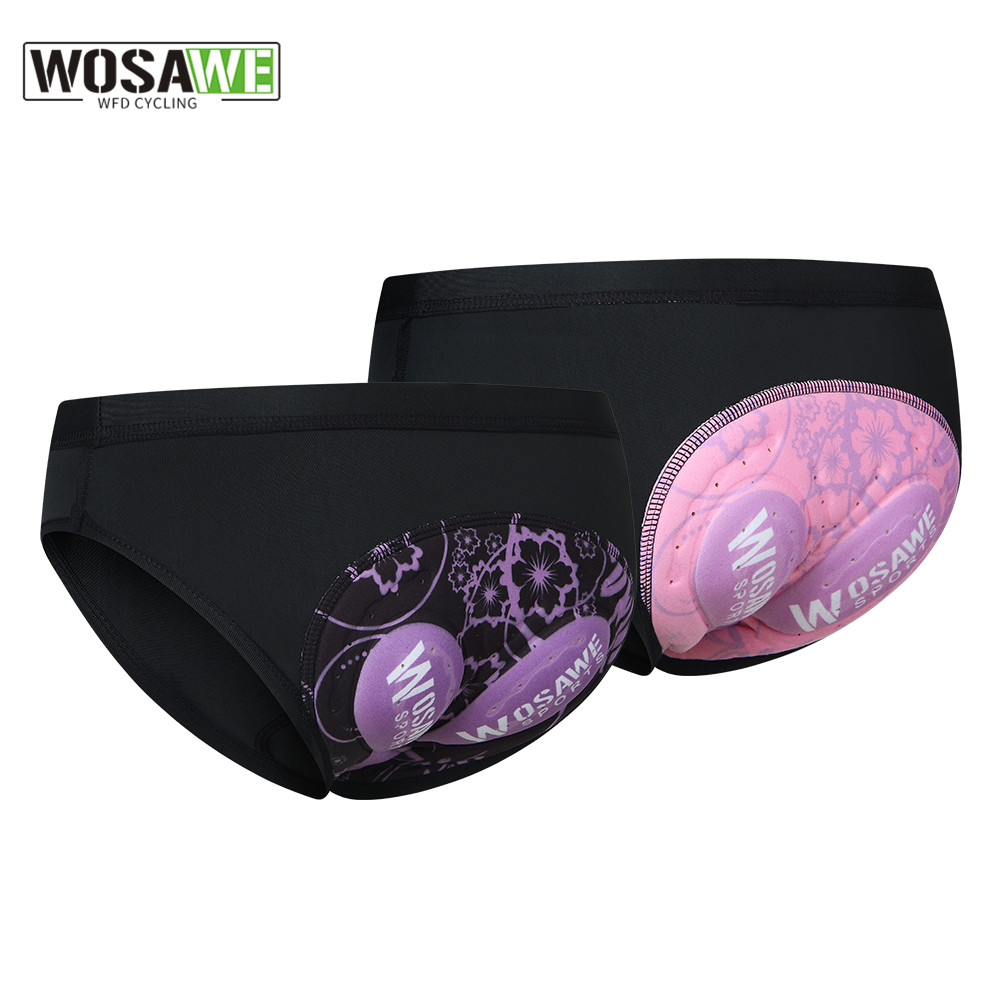 Mountain Biking Shorts Women - WOSAWE 女性サイクリング下着 3D パッド入り耐衝撃マウンテン MTB 自転車ショーツ乗馬バイクスポーツ下着タイツショーツ