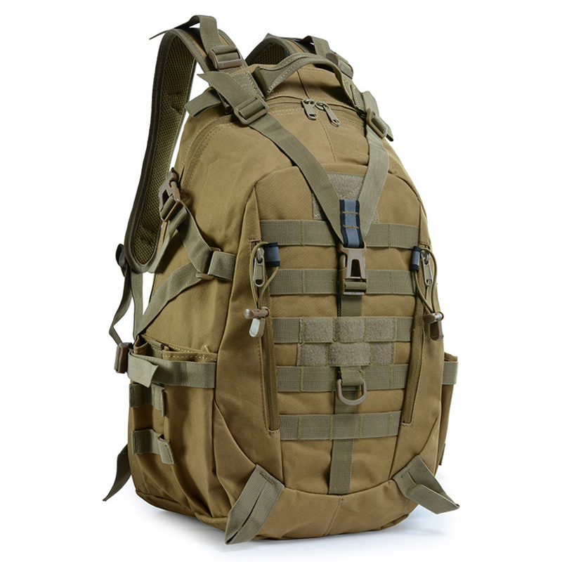 Mountain Biking Backpack - 35L 戦術的なバックパック防水トレッキング釣り狩猟バックパック旅行リュックサック戦術的なスポーツキャンプハイキングバックパック