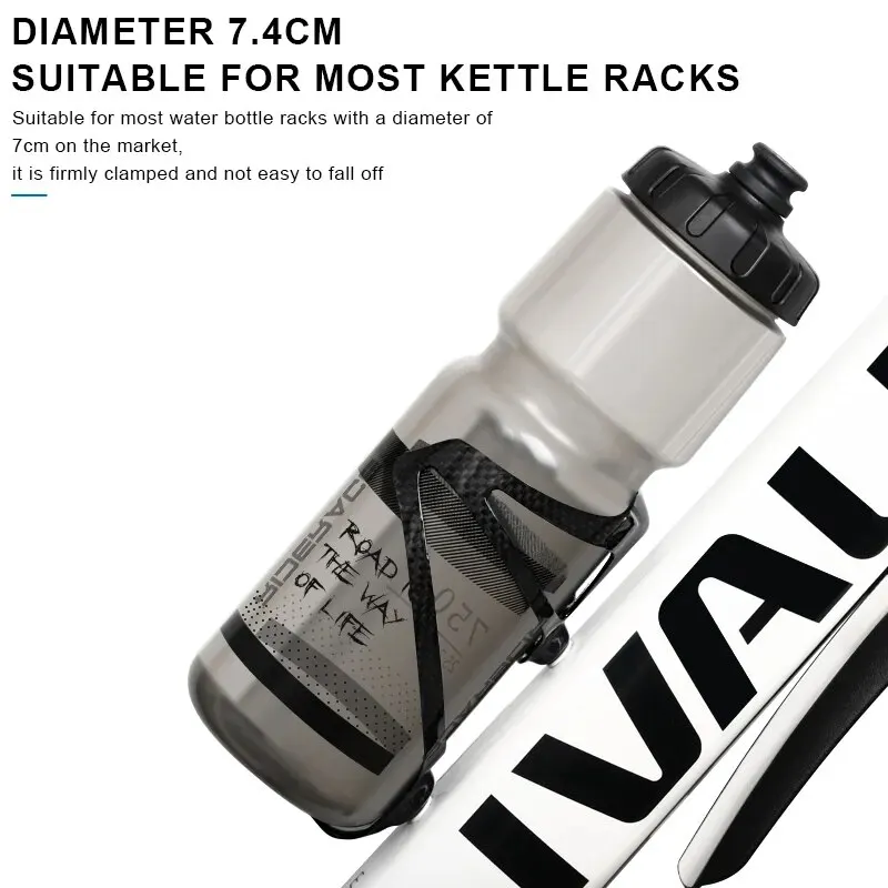 Mountain Biking For Fitness - 700 ミリリットル PP5 プラスチックマウンテンバイクウォーターボトルポータブル大容量スポーツケトルランニングサイクリングアウトドアフィットネス用