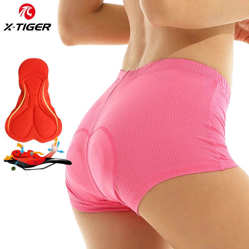 Mountain Biking Shorts Women - 女性用サイクリング下着,耐衝撃性,3Dジェルパッド入りサイクリングショーツ,マウンテンバイクショーツ
