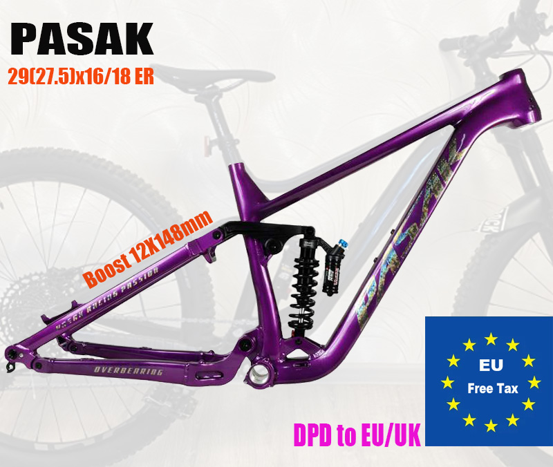 Mountain Biking Track - 自転車 ソフトテールフレーム、ENDURO、フルサスペンション、アルミ、MTB、DH AM サイクリング ダウンヒル、29/27.5ER ブースト、148mm