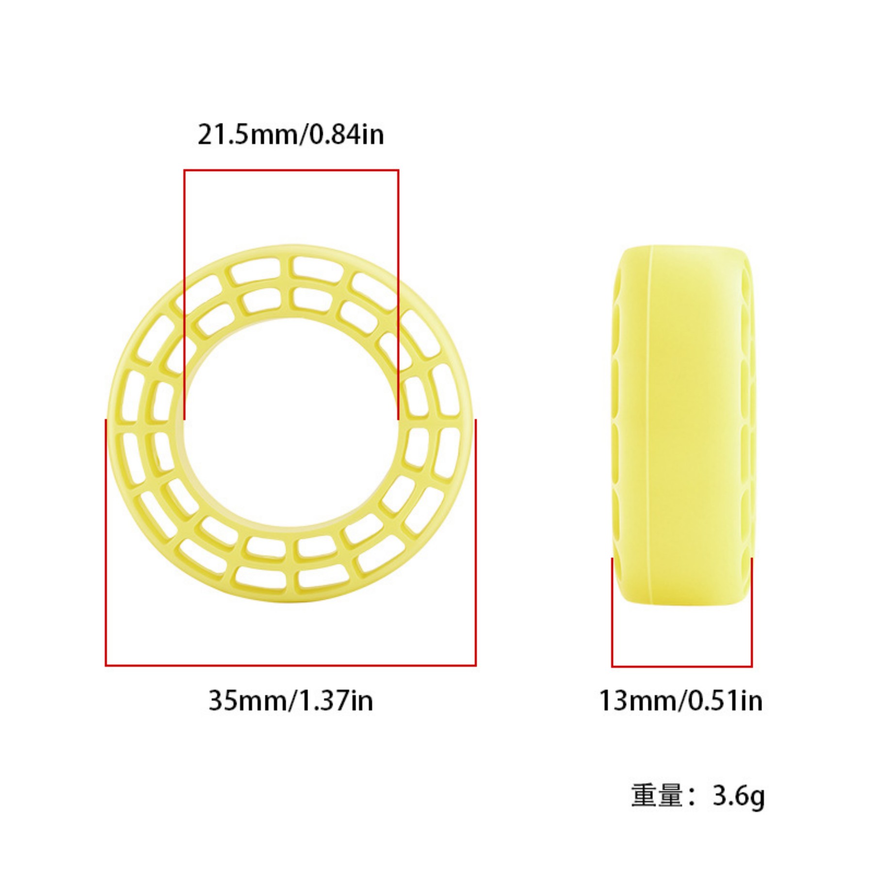 0.7インチ RC シリコンゴムタイヤインサートフォーム防水 - Tire Insert Foam のレビューと価格