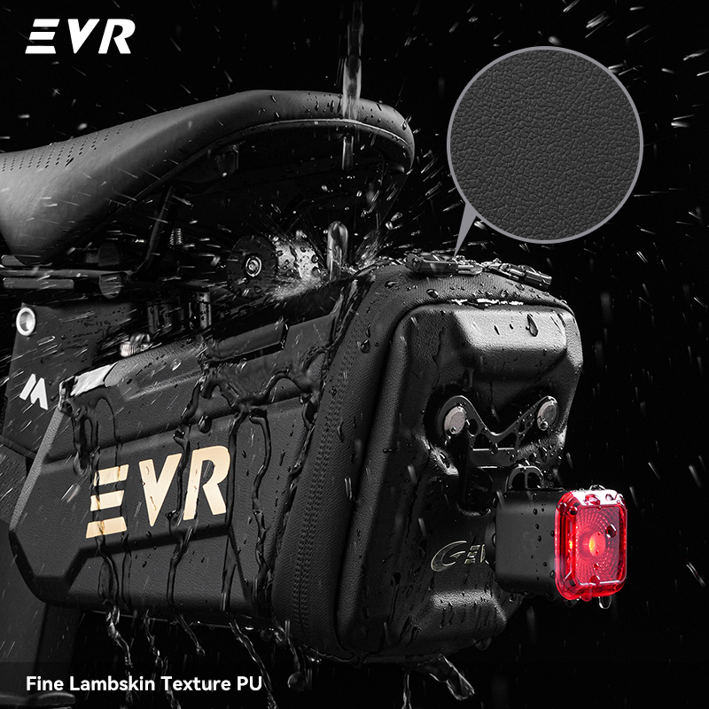EVR自転車テールバッグ1.25Lリアシート防水サドルバッグ - Mountain Biking Fanny Pack のレビューと価格