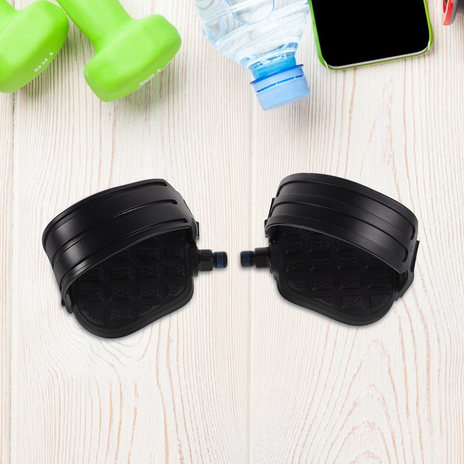 1 ペアプロフェッショナル屋内エクササイズバイクペダル調節可 - Mountain Biking For Fitness のレビューと価格