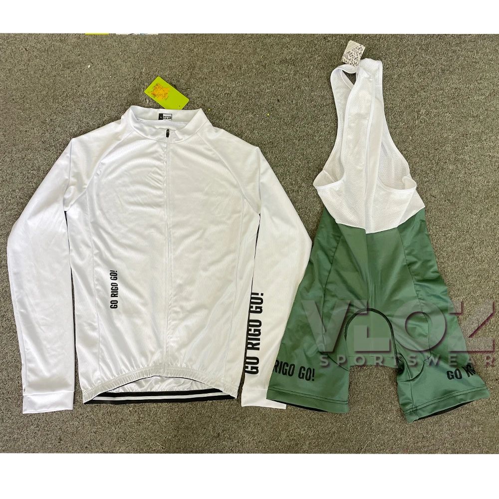 Go rigo-女性用サイクリングウェアセット,長袖,ビブシ - Mountain Biking Shorts Women のレビューと価格