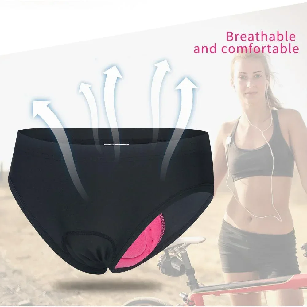 3Dパディング付きの女性用サイクリングショーツ,下着,通気性 - Mountain Biking Shorts Women のレビューと価格