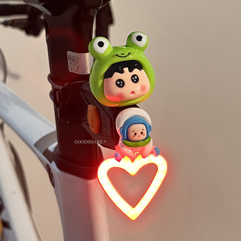 かわいいしんちゃん自転車リアライト COB フラッシュ警告ラ - Mountain Biking In Japan のレビューと価格