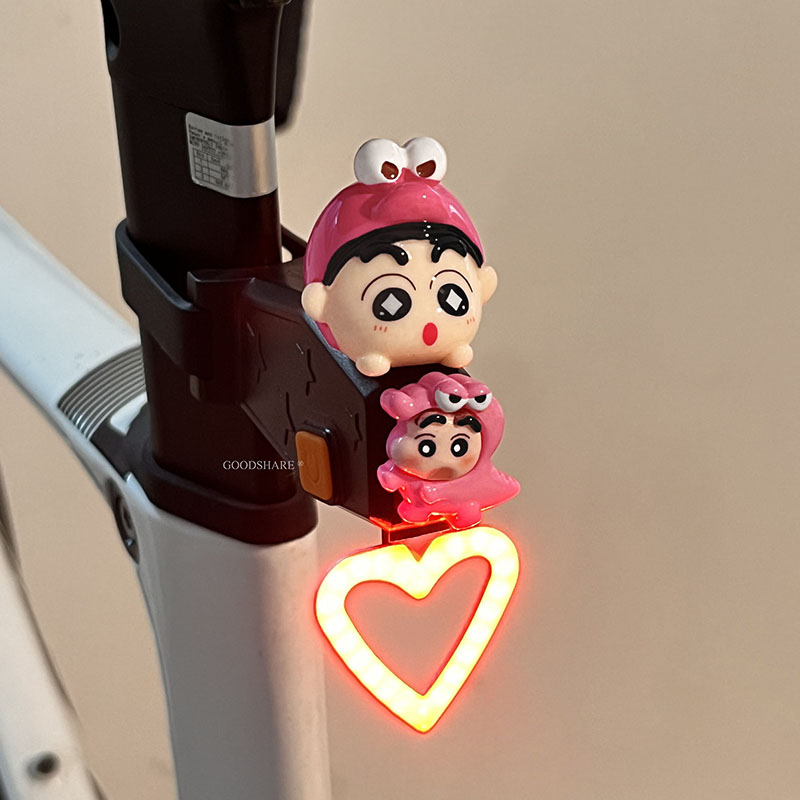 かわいいしんちゃん自転車リアライト COB フラッシュ警告ラ - Mountain Biking In Japan のレビューと価格