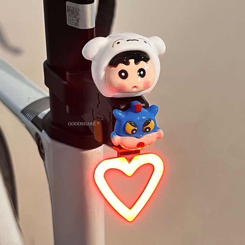 かわいいしんちゃん自転車リアライト COB フラッシュ警告ラ - Mountain Biking In Japan のレビューと価格