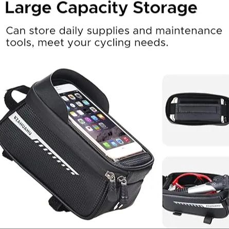 防水自転車フロントフレームバッグ、電動自転車＆マウンテンバイ - Mountain Biking Backpack のレビューと価格