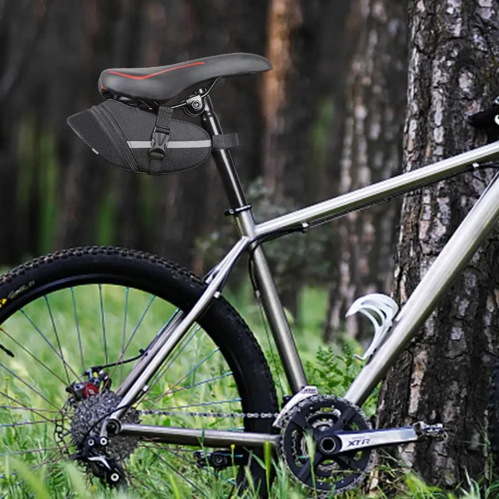 ユニバーサル自転車サドルバッグ自転車防水テールバッグマウンテ - Mountain Biking Fanny Pack のレビューと価格