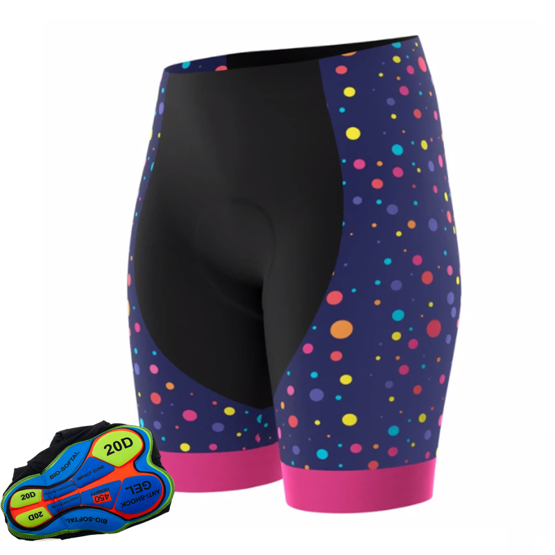 20D ゲルパッドバイクタイツ Mtb Ropa Cicli - Mountain Biking Shorts Women のレビューと価格