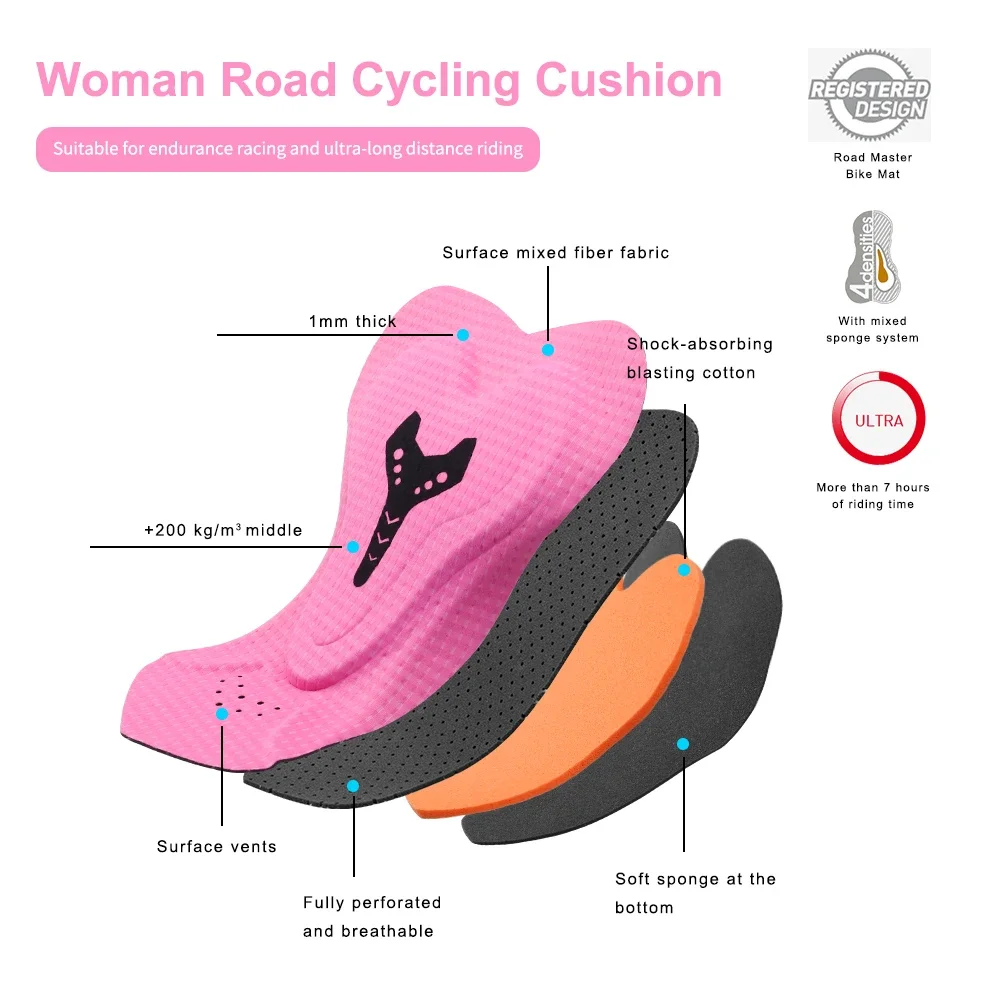 X-TIGER レディース サイクリングショーツ ビブショー - Mountain Biking Shorts Women のレビューと価格