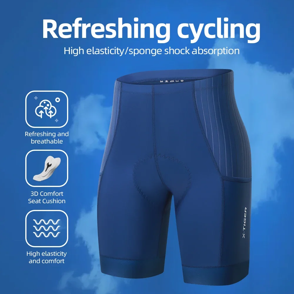 X-TIGER レディース サイクリングショーツ ビブショー - Mountain Biking Shorts Women のレビューと価格