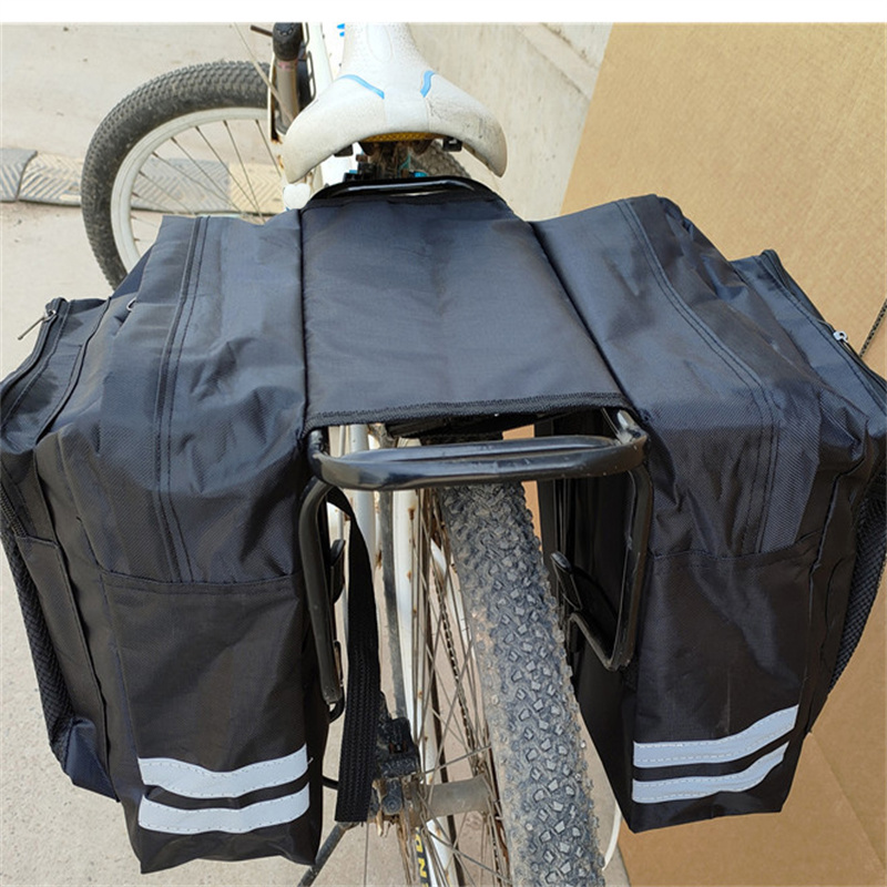 サイクリング両面リアラックバイク 2 で 1 迷彩トランクバ - Mountain Biking Fanny Pack のレビューと価格