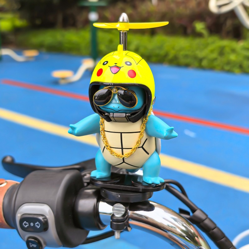 ポケモンジョニータートルプロペラデコレーション,かわいい,回 - Mountain Biking In Japan のレビューと価格
