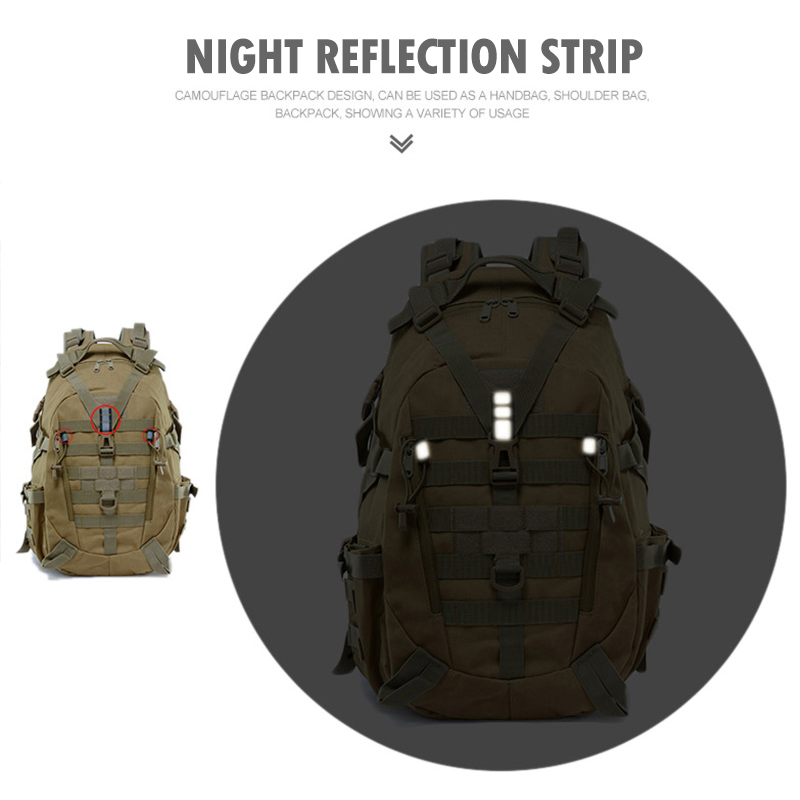 35L 戦術的なバックパック防水トレッキング釣り狩猟バックパ - Mountain Biking Backpack のレビューと価格