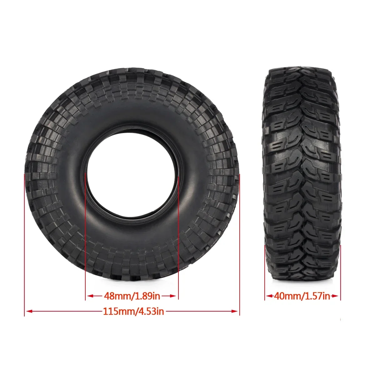 Beadlockホイール用挿入フォーム付きゴムタイヤ、rcク - Tire Insert Foam のレビューと価格