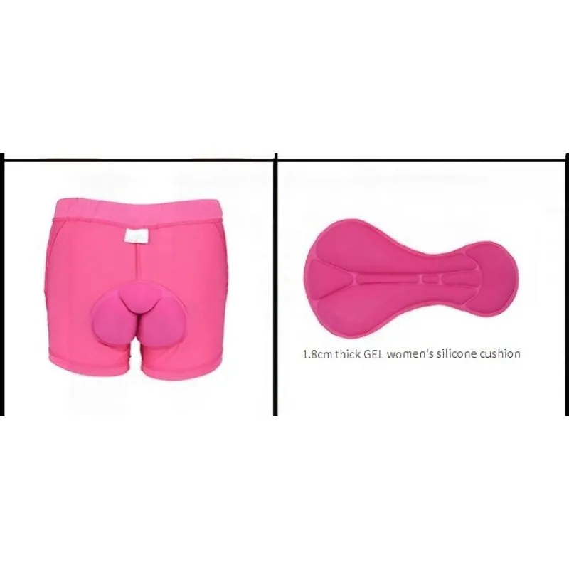 自転車乗馬下着マウンテンバイクパンツ厚いシリコン速乾性ショー - Mountain Biking Shorts Women のレビューと価格