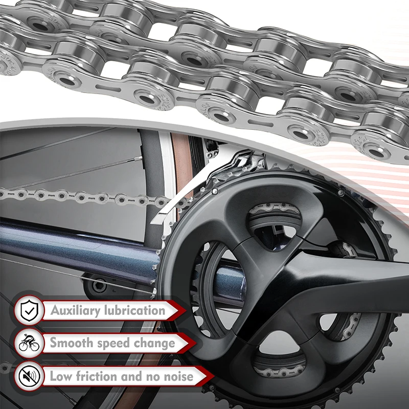 BUCKLOS-12スピード自転車チェーン、12 s、126 - Mountain Biking Bc のレビューと価格