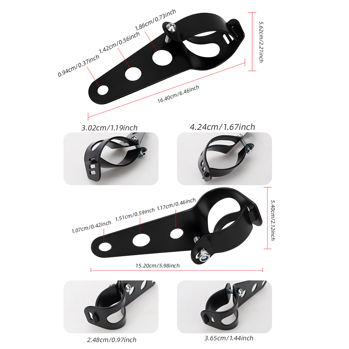 28-36mm 35-43mm オートバイヘッドライトマウン - Xtreme Mountain Biking のレビューと価格