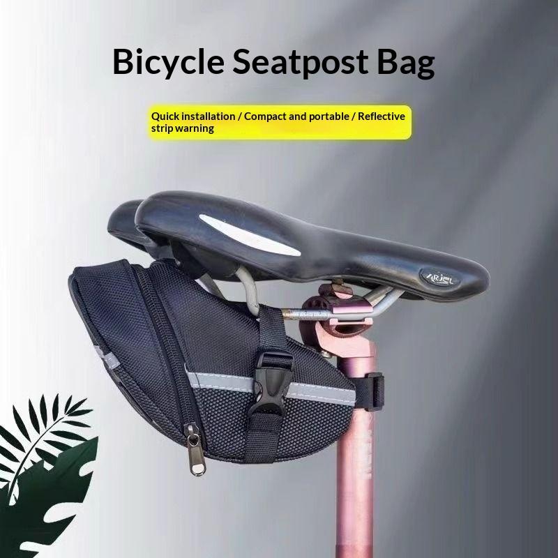 新しいセール-ユニバーサル自転車バッグ自転車防水テールバッグ - Mountain Biking Fanny Pack のレビューと価格