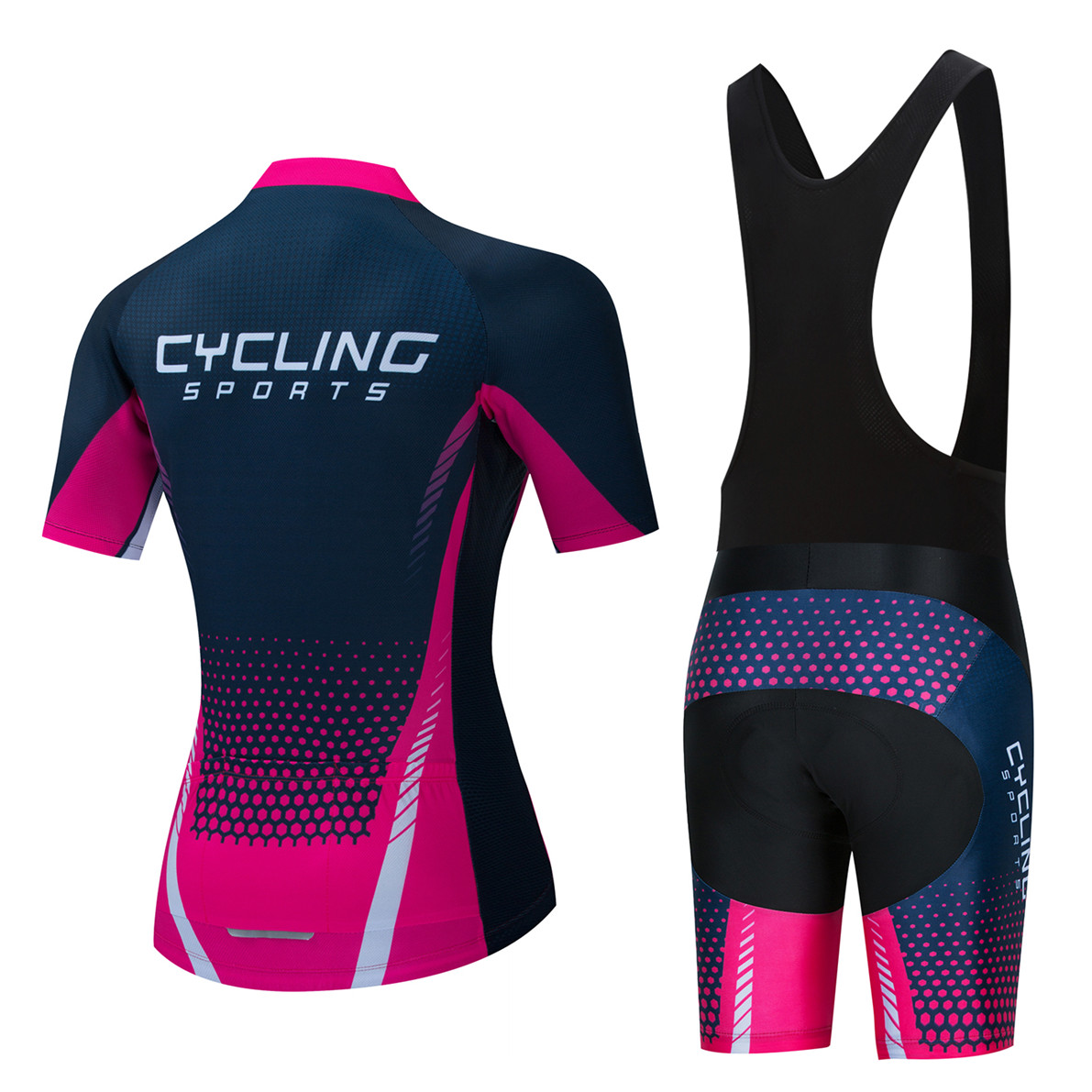 サイクリングジャージセット女性 MTB バイクジャージビブシ - Mountain Biking Shorts Women のレビューと価格